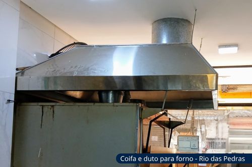 Coifa e duto para forno - Casa dos Bolos Rio das Pedras