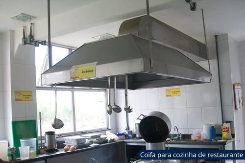 Coifa para cozinha de restaurante