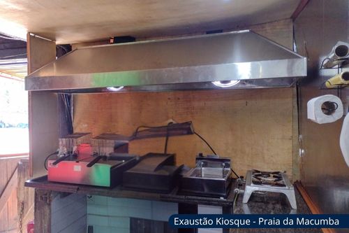 Exaustão Kiosque - Praia da Macumba