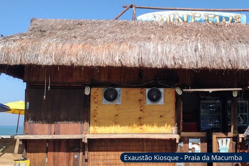 Exaustão Kiosque (externa) - Praia da Macumba