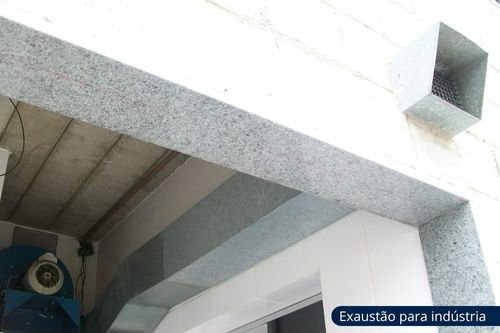 Exaustão para indústria